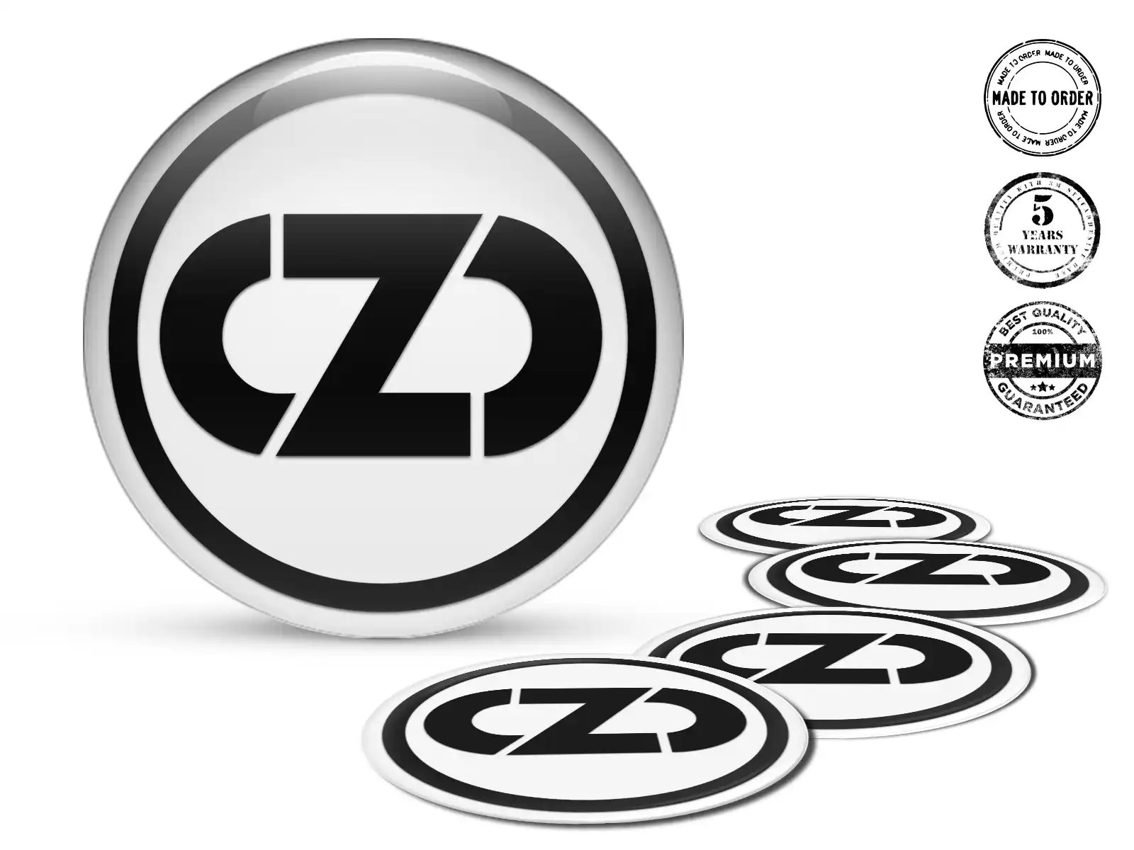 OZ Rademblem Ausgabe Premium Gewölbte Aufkleber